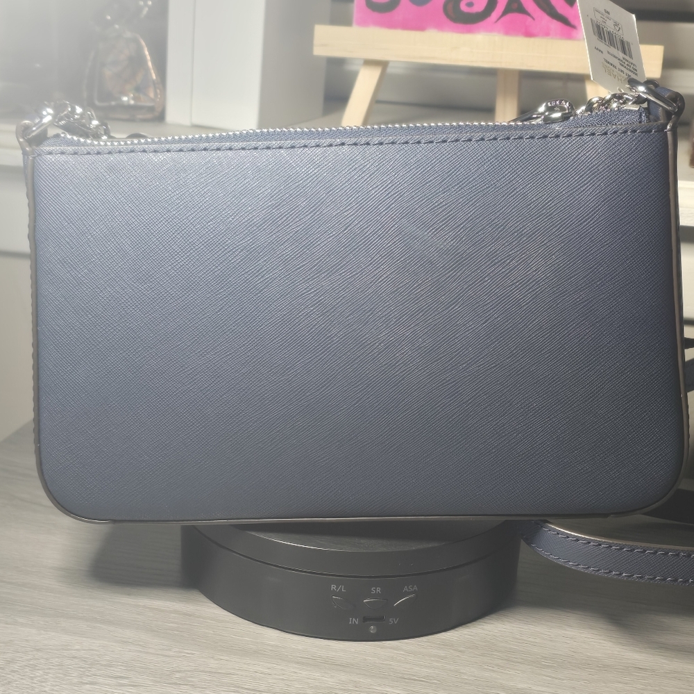 Michael Kors Navy Blue Crossbody Bag - Picture 4 of 10